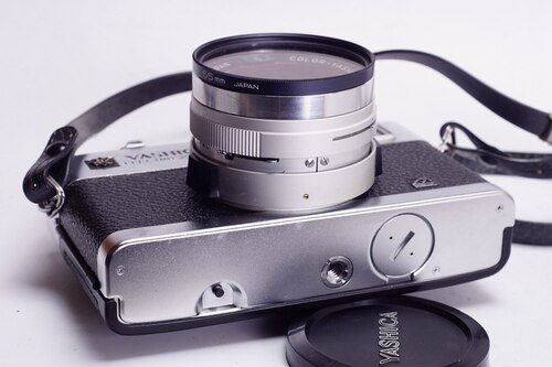 YASHICA 旁轴 胶片相机 ELECTRIC 35 GL 45/1.7 镜头 杰伦 - 图0