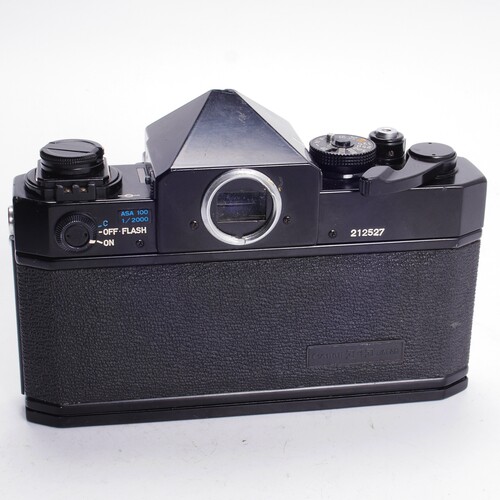 佳能CANON 高端胶片单反F1 F-1尖顶测光优于FM2 F2相机 文艺摄影 - 图1