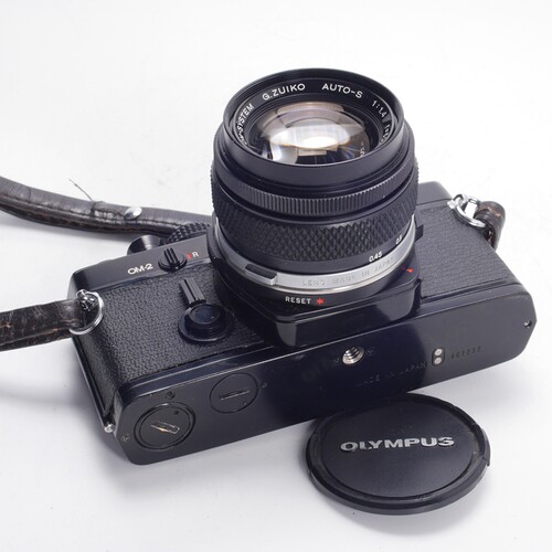奥林巴斯OLYMPUS OM2 50/1.4 胶片单反相机 文艺复古黑漆版本95新 - 图3