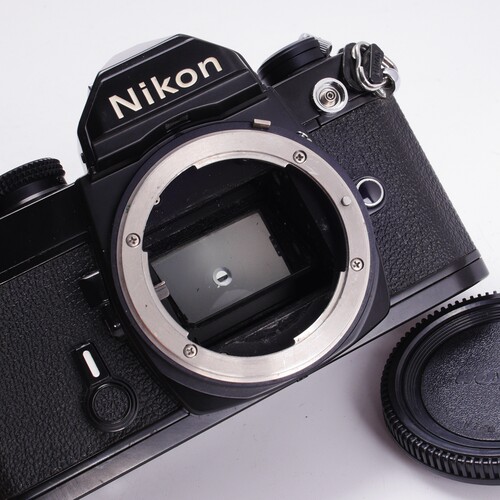 尼康NIKON FM双花黑漆机械胶片单反相机98新刚保养可35 50镜头 - 图1