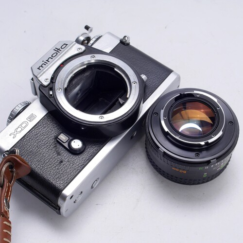 美能达MINOLTA XD5 50/1.4 高端专业胶片单反相机优于X700 银黑色 - 图3