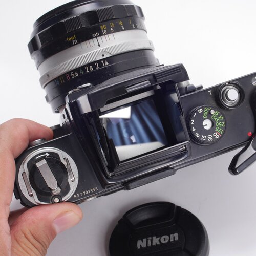 尼康NIKON F2 50/1.4 S.C 黑漆腰平机械胶片专业单反相机文艺复古 - 图1