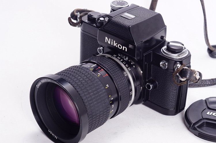 尼康NIKON F2 DP1黑漆机械胶片单反相机98新单机另35-70机械机皇-图1