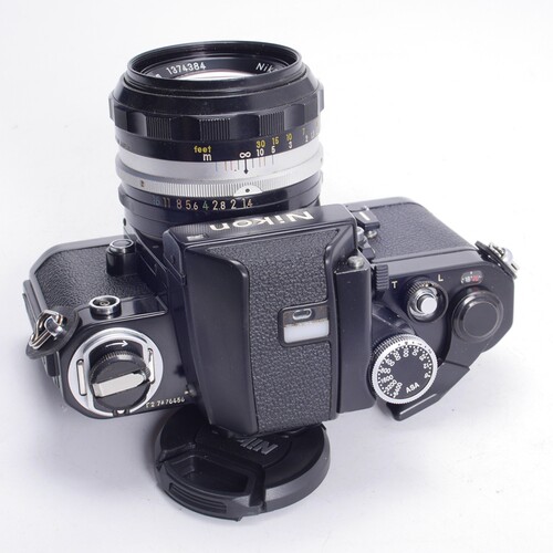 尼康NIKON F2 DP1 黑漆S.C 50/1.4机械胶片单反相机97新高端专业 - 图0