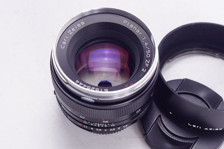 蔡司CARL ZEISS ZF.2 50/1.4尼康AIS镜头T* PLANAR 50MM 98新正品-图1