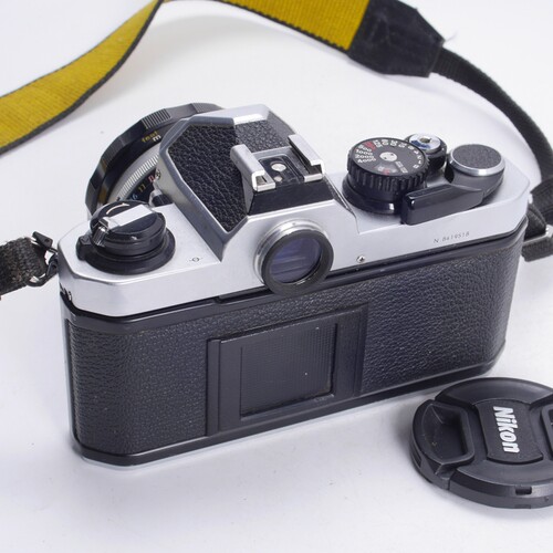 尼康NIKON FM2 50/1.4机械胶片单反相机熊猫色复古 96新套机 - 图0