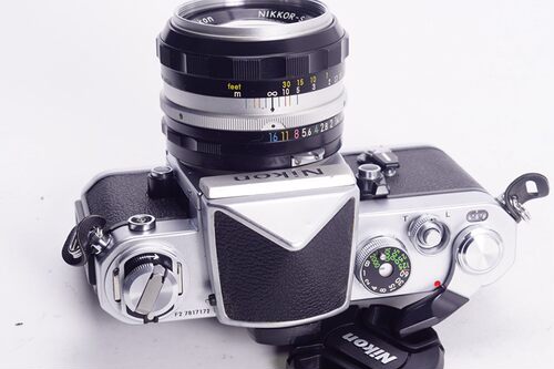 尼康 NIKON F2尖顶DE1 纯机械胶片单反相机50/1.4 套机 文艺复古 - 图3