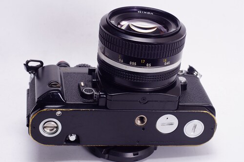尼康 NIKON FA 50/1.4 套机 胶片单反 相机 优FM2 钛帘 酷黑 - 图3