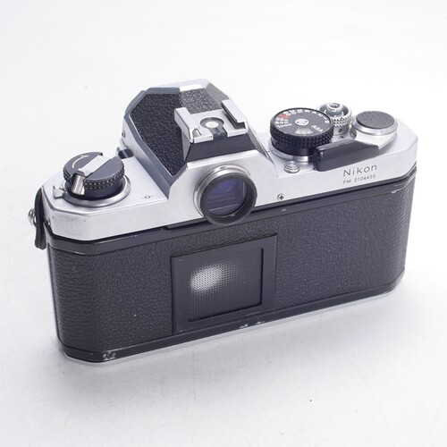 尼康NIKON FM三花版机械胶片单反相机 可配35 50 28镜头 特惠银黑 - 图3