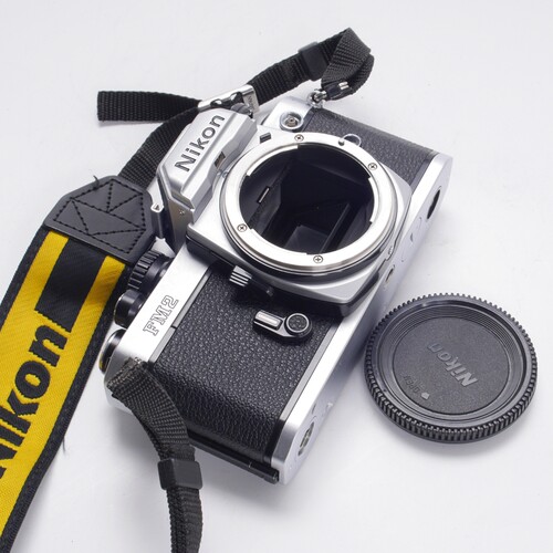 尼康NIKON FM2银黑色98新胶片单反相机可配35 50镜头FM2N文艺复古 - 图0