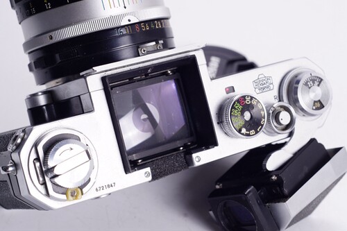 尼康 NIKON 大F 尖顶日本光学早期+50/1.4 白嘴 套机 135胶片单反 - 图3