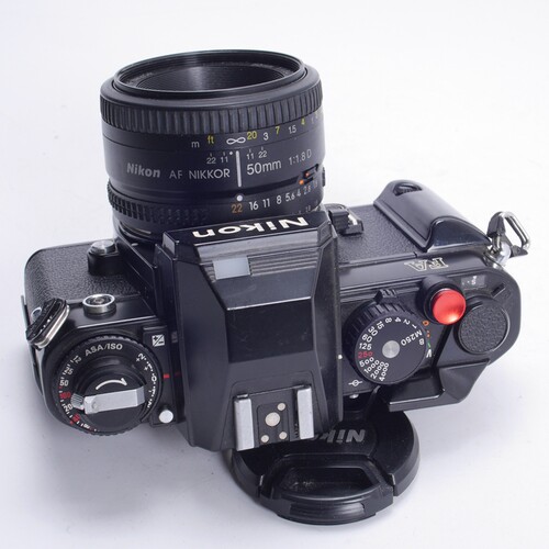 尼康NIKON FA钛帘50/1.8机械胶片单反相机文艺摄影黑漆96新优FE2 - 图0
