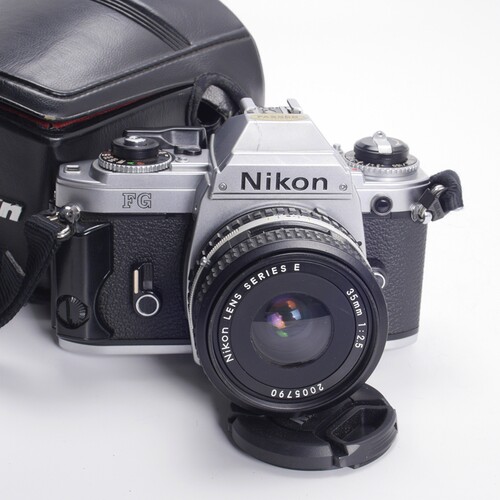 尼康NIKON FG AIS35/2.5 35MM F2.5人文广角轻便胶片单反相机套机 - 图0