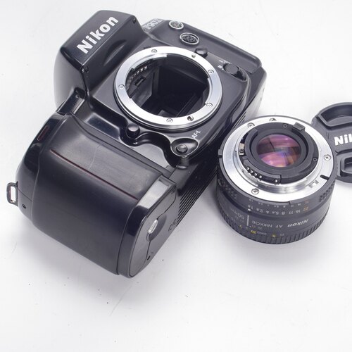 NIKON尼康F90X+50/1.8D高端胶片单反相机自动对焦优于F3 FM2 97新 - 图2