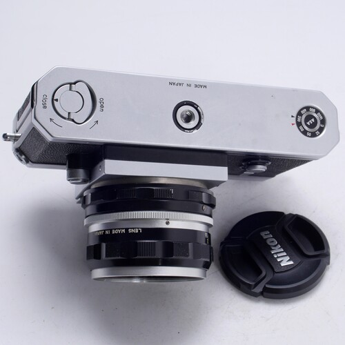 尼康NIKON 大F尖顶 50/2 H全机械胶片相机复古文艺F的起点 97新 - 图0