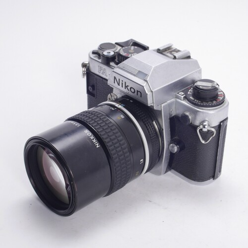 尼康NIKON FA AI 135/2.8 中长焦人像胶片单反相机 钛帘不输FM2 - 图0