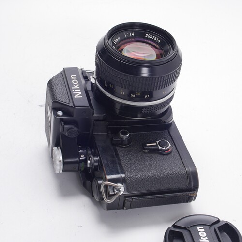尼康NIKON F2A 50/1.4 DP11测光眼平机械胶片单反相机黑漆纯铜版 - 图3