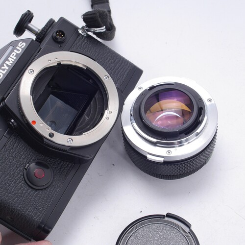 奥林巴斯OLYMPUS OM4 50/1.4高端胶片单反相机 文艺摄影94新黑漆 - 图2