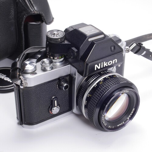 尼康NIKON F2 S 50/1.4高端机械胶片单反相机优于FM2 DP2测光97新 - 图0