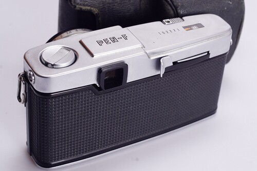 奥林巴斯 OLYMPUS PEN F 大F 38/1.8 半格胶片单反相机 机械96新 - 图1