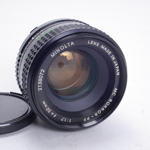 美能达 MINOLTA MD 50/1.7 后期标准镜头 X700 XD 等使用可转接FE - 图0