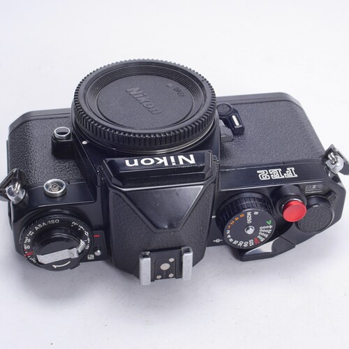 尼康NIKON FE2 黑漆钛帘胶片单反相机单机95优于FM2 FM3A可50/1.4 - 图0