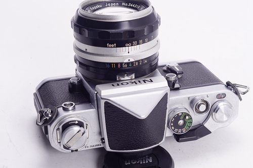 尼康NIKON F2尖顶DE1 50/1.4白嘴全机械胶片单反相机 97新文艺-图0