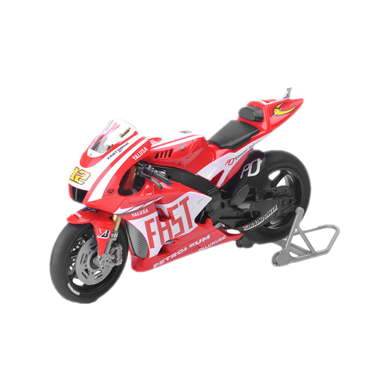 4D拼装1/18静态仿真YZR-M1摩托赛车模型仿真内构细节组装玩具摆件