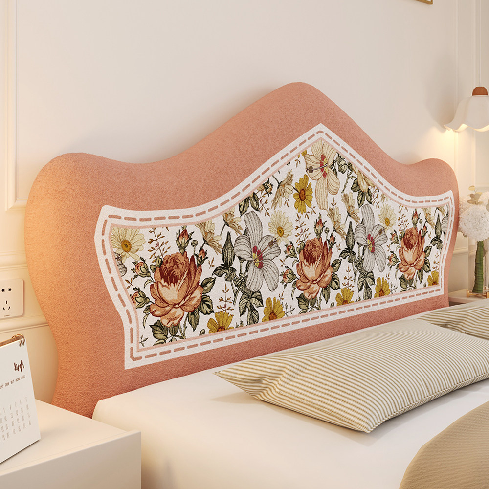 直形异形通用绒面弹力全包床头罩欧式凹凸形床头防尘保护罩套卧室,淘宝优惠券,粉丝福利购,淘宝优惠卷