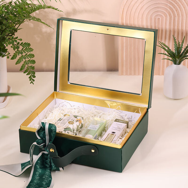 生日礼物盒高级端午节礼品盒透明开窗礼盒空盒子伴手礼盒小众精致-图1