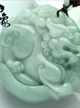 貔貅吊坠招财挂件翡翠玉佩毛衣链