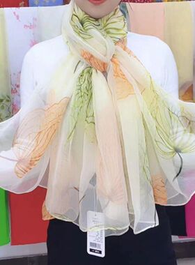 玉兰香芋紫色围巾丝巾