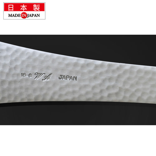 日本原产进口304不锈钢勺子家用吃饭鎚目印18-8刀叉勺餐具 - 图3