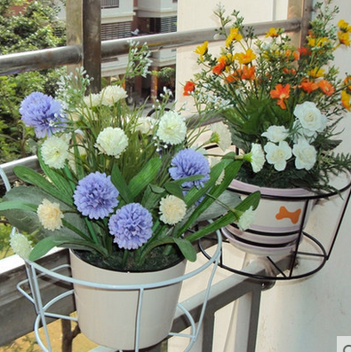 铁艺花架阳台花盆架悬挂挂式花盆挂架花盆挂钩悬挂花架爱丽丝花盆-图2