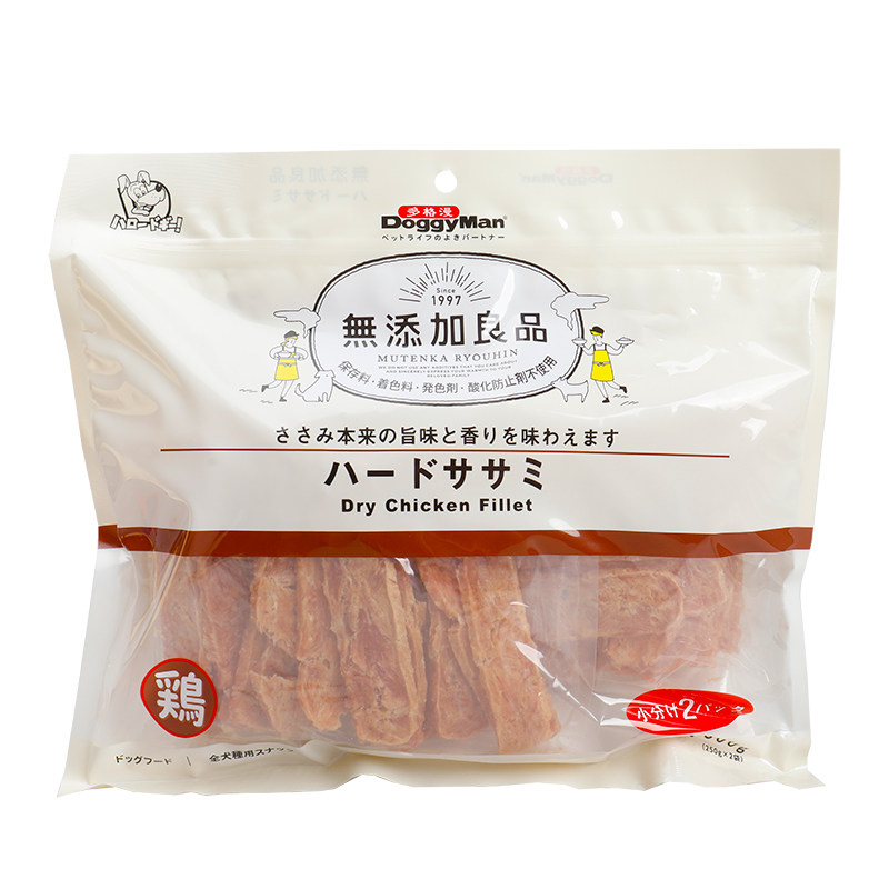 日本多格漫 宠物零食 无添加鸡胸肉长片 500g 肉条肉片狗零食,淘宝优惠券,粉丝福利购,淘宝优惠卷