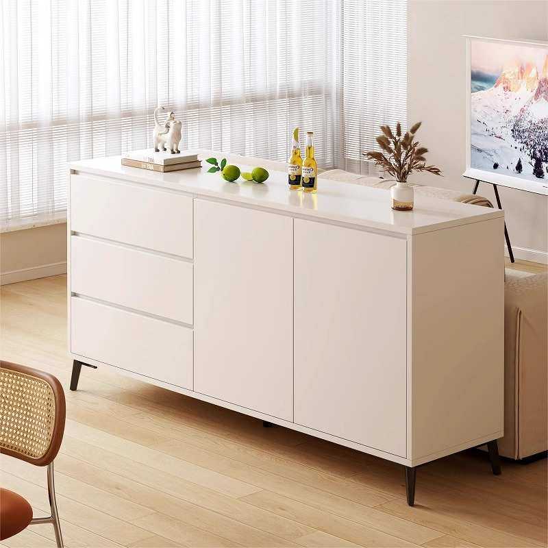 my乐造餐边柜奶油风客厅靠墙储物柜茶水柜墙边多层置物柜收纳五斗,淘宝优惠券,粉丝福利购,淘宝优惠卷