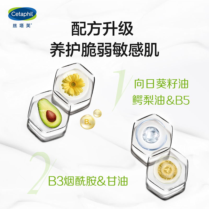 【立即抢购】cetaphil丝塔芙补水保湿乳液面霜润肤乳润肤露主图2