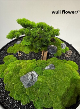 仿真绿植盆景摆件大堂茶几