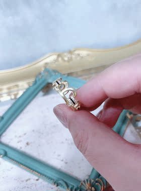 时尚个性新款开口食指戒女ins潮简约百搭小众设计指环饰品女A463