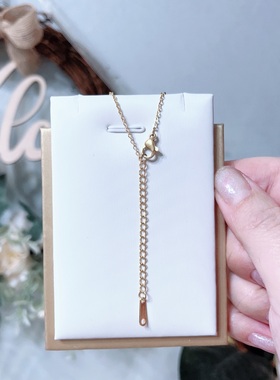 新款项链女生时尚甜酷小众设计感锁骨链可爱网红气质百搭颈链2310