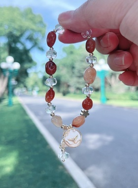 超仙女水晶手链女精致设计装饰鱼尾流苏韩版爆款手串饰品礼物2261