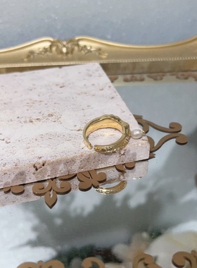 17号圈口简单开口食指戒女ins潮简约百搭小众设计指环饰品女A429