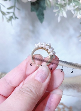 时尚个性简单17号食指戒女ins潮百搭小众设计旋转指环饰品女A556