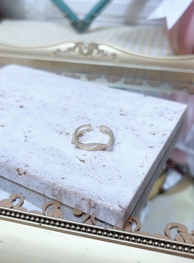 时尚个性新款开口食指戒女ins潮简约百搭小众设计指环饰品女A420