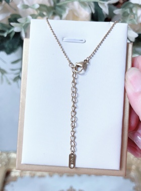 新款项链女生时尚轻奢小众设计感锁骨链新款网红气质百搭颈链A593