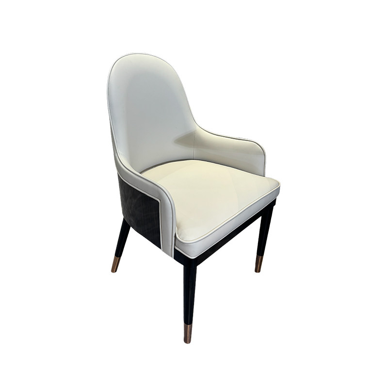 轻奢实木餐椅钢琴烤漆别墅大平层奢石配套餐椅真皮高端靠背椅设计,淘宝优惠券,粉丝福利购,淘宝优惠卷