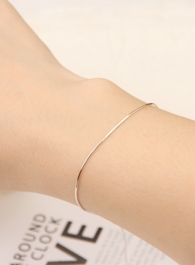 女925纯银简约法式手链