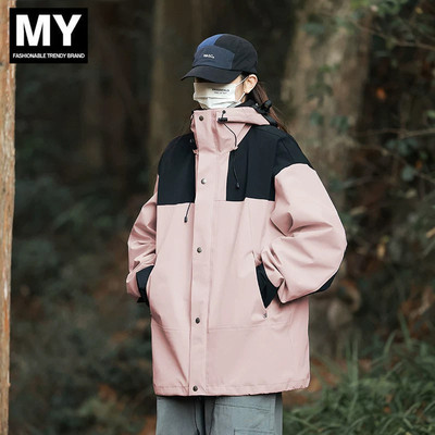 MY山系户外防风防水冲锋衣情侣款