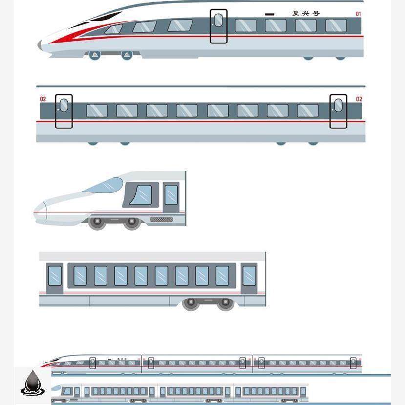 高铁动车火车AI矢量素材覆兴号地铁列车铁路交通运输工具图片打印,淘宝优惠券,粉丝福利购,淘宝优惠卷