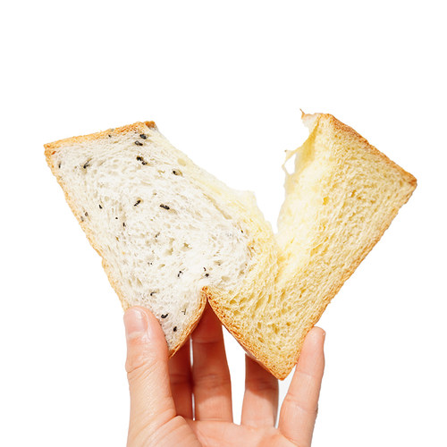 匠心糯米芝麻南瓜双拼吐司厚切面包多种口味混搭代餐零食下午茶 - 图1